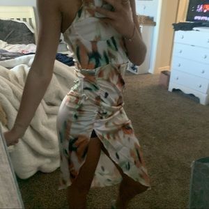 Shein midi dress slit